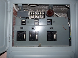 breaker box service panel